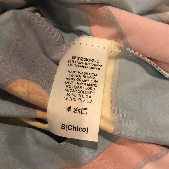 Watermelon Blue Stripe/Leopard Print T-Shirt - Picture 6 of 8